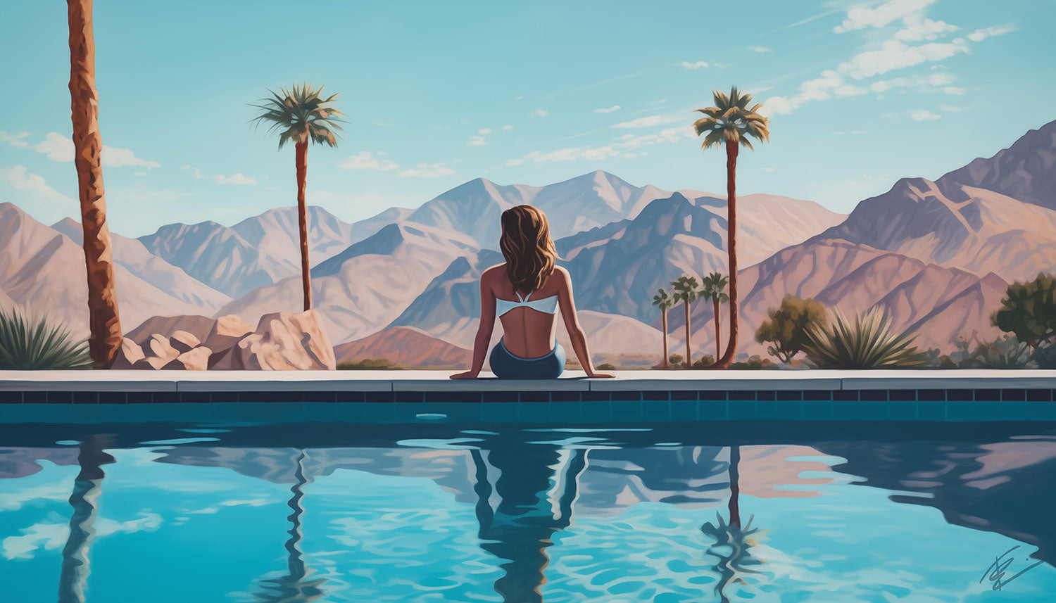 Palm Springs Pool Girl
