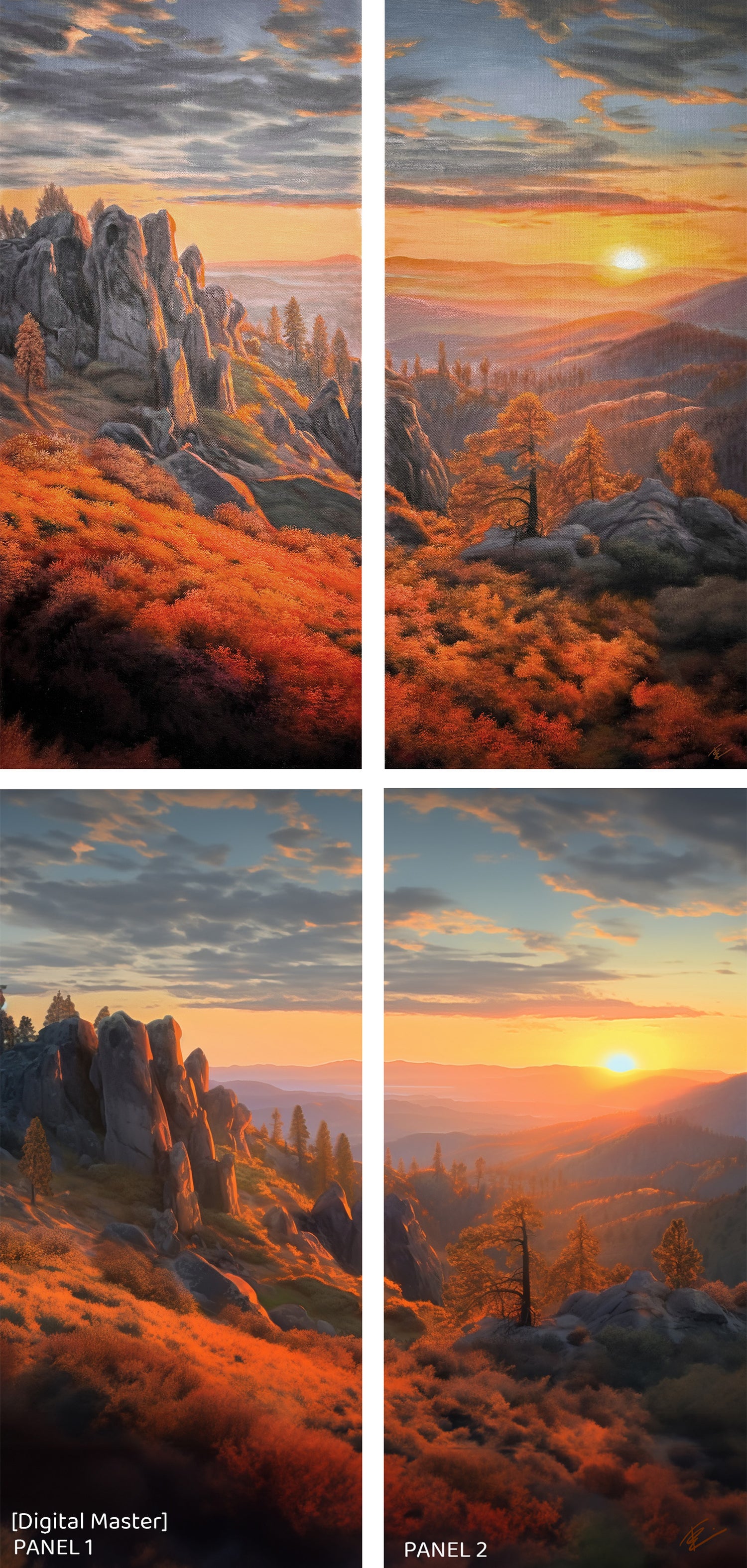 Pinnacles Painted Desert (2 - Panel)