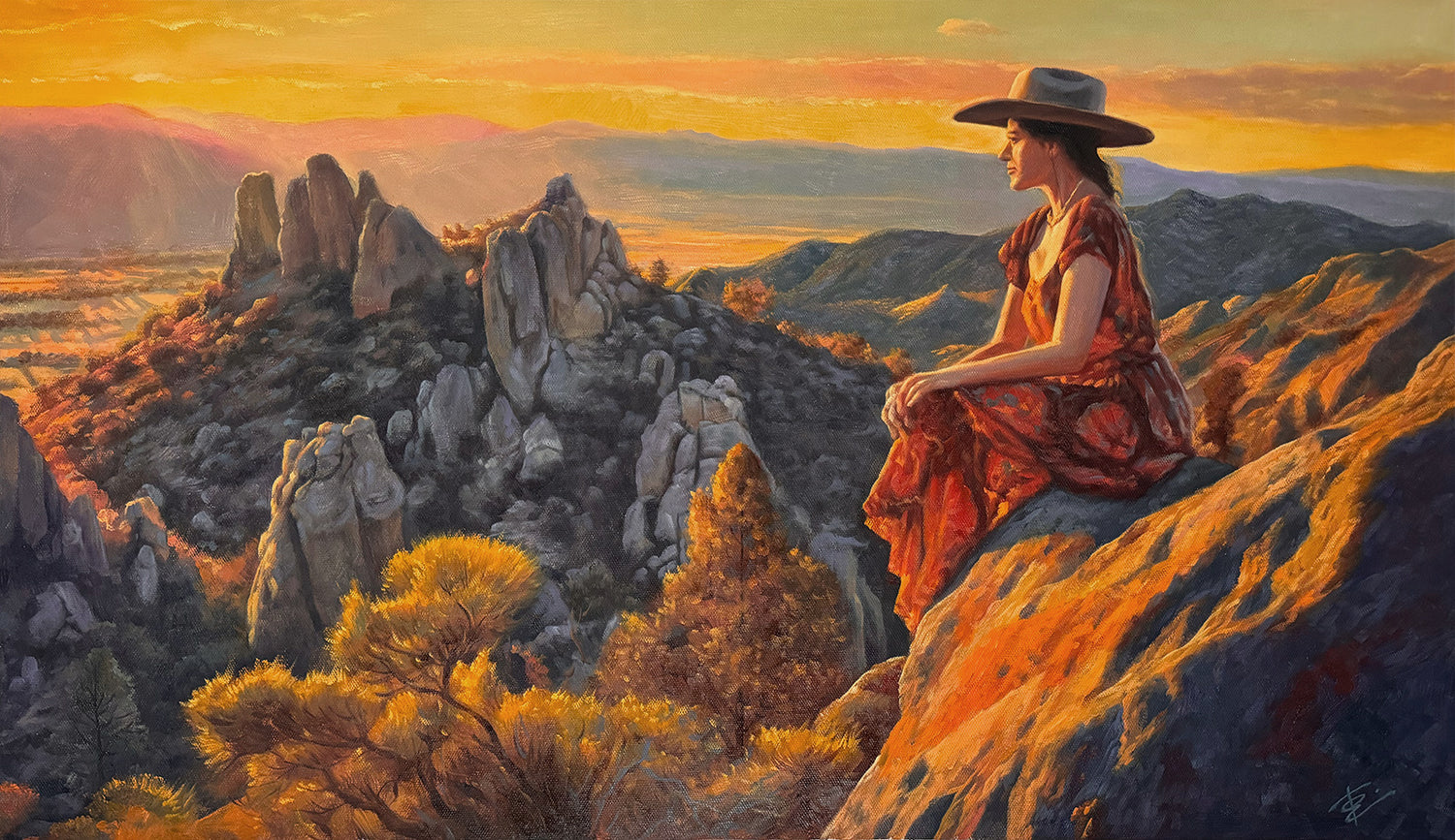 Desert Rock Woman