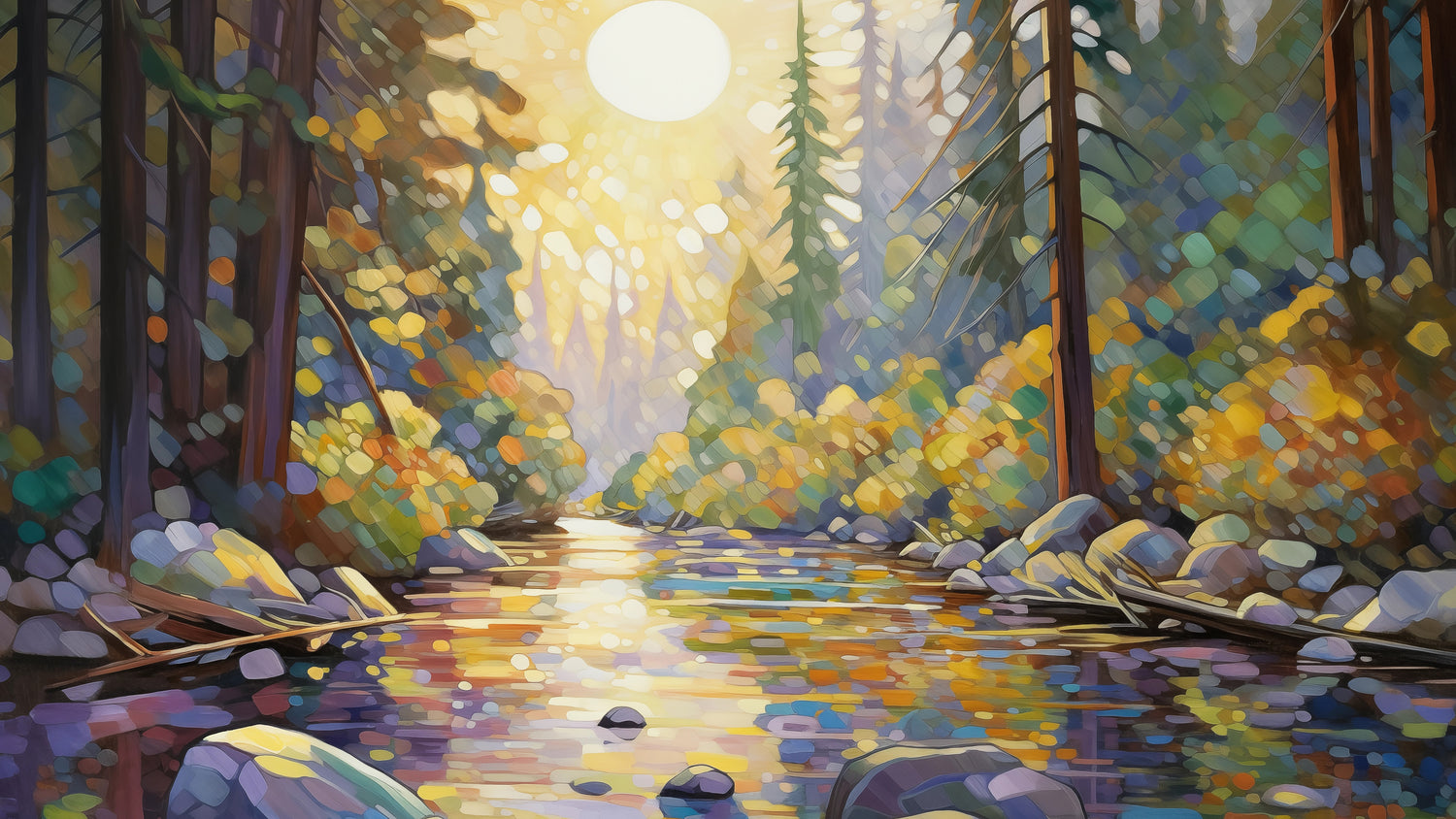 Samsung Frame TV Art Painting Sierra Sunrise Textured Digital Download